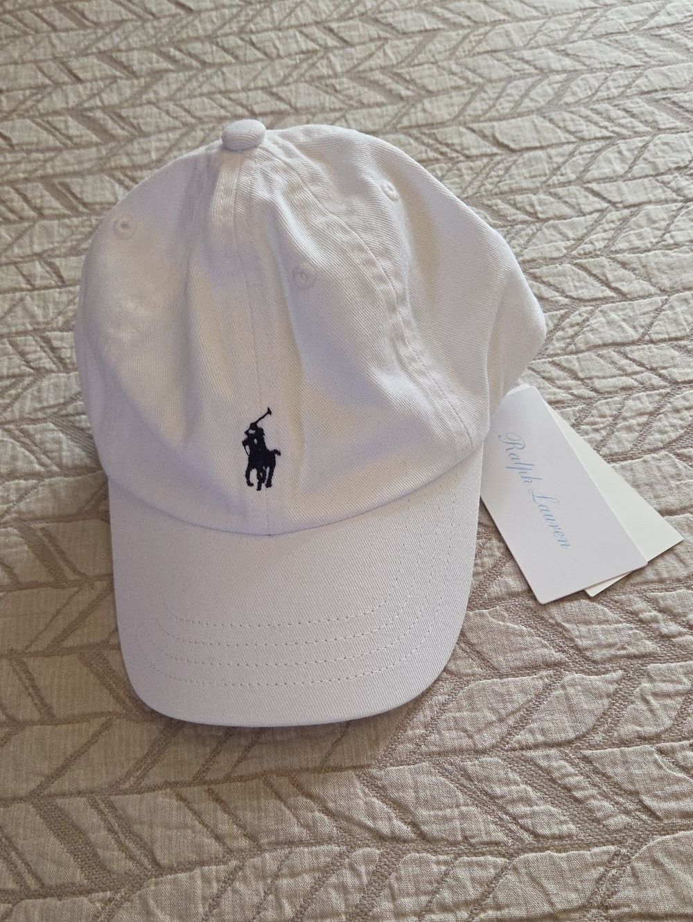 Ralph Lauren Kids White Polo Cap